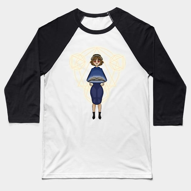 Spellbound Baseball T-Shirt by Oddellie